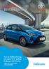 Toyota Bilförsäkring. Toyota Bilförsäkring ett samarbete mellan Folksam och Toyota. Gäller från 1 januari 2018 Försäkringsvillkor