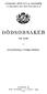 SVERIGES OFFICIELLA STATISTIK FOLKMÄNGDEN OCH DESS FÖRÄNDRINGAR DÖDSORSAKER ÅR 1948 STATISTISKA CENTRALBYRÅN