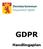 Inledning. Handlingsplan EU:s nya dataskyddsförordning Dorotea kommun