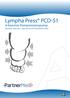 Lympha Press PCD Kammar Kompressionspump Minskar ödemet i takt med att livskvalitén ökar