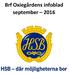 Brf Oxiegårdens infoblad september 2016