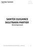 SANTEX ELEGANCE SKJUTBARA PARTIER Monteringsmanual