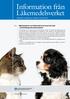 Hjärtsjukdom och hjärtsvikt hos hund och katt behandlingsrekommendation