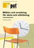 Prislista ovrigt sortiment, A Mobler for Skola, Input interior, Input Skola. Prislista 2018