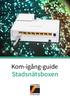 Kom-igång-guide. Stadsnätsboxen