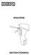 BF8A/BF6B INSTRUKTIONSBOK