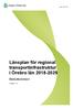 Länsplan för regional transportinfrastruktur i Örebro län