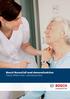 Bosch NurseCall med demensfunktion Ökad effektivitet i äldreboenden
