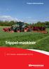 Trippel-slåttermaskiner. Trippel-maskiner. GXT-serien, arbetsbredd 12,3 m. Moving agriculture ahead