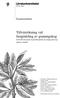 Tillväxtökning vid fastgödsling av granungskog Growth increase in fertilization of young norway spruce stands