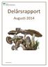 Delårsrapport. Augusti 2014 BOT 2014:113:1