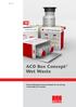 ACO Box Concept Wet Waste Fettavskiljarpaket med slamtank för servering, restaurang och storkök