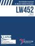 Användarmanual & Reservdelsritningar LW452
