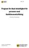 Program för ökad delaktighet för personer med funktionsnedsättning