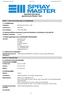 SÄKERHETSDATABLAD MASTER ELECTRONIC / TEST
