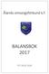 Ålands omsorgsförbund k.f. BALANSBOK 2017