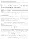Transformer och differentialekvationer M3, 2010/2011 Ett par tillämpningar av Fourieranalys.