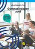 GYMNASIESKOLORNA I KALMAR VÄLKOMMEN TILL. Gymnasiedagen 2018 ONSDAG 14 NOV. kl. 9-14