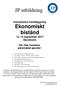 JP utbildning. Introduktion handläggning Ekonomiskt bistånd 14, 15 september 2017 Stockholm. Nils Allan Danielsson självutnämnd specialist