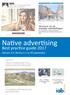 Native advertising. Best practice guide Version 2.0 Remiss t.o.m 30 september