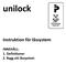 unilock Instruktion för låssystem INNEHÅLL: 1. Definitioner 2. Bygg ett låssystem