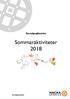 Sommaraktiviteter 2018