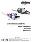 ANVÄNDARHANDBOK HÄCKTRIMMER HT2510 DH2510T VARNING