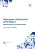 Regeringens årsberättelse 2016 bilaga 1. Ministeriernas resultatöversikter