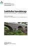 Lekfulla landskap. Utveckling av kommunala lekplatser - ur ett hållbarhetsperspektiv