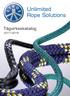 Unlimited Rope Solutions. Tågvirkeskatalog 2017/2018