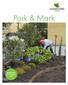 Park & Mark. PRODUKTER för en grönare miljö