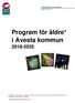 Program för äldre* i Avesta kommun