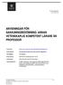 ANVISNINGAR FÖR SAKKUNNIGBEDÖMNING: ANNAN VETENSKAPLIG KOMPETENT LÄRARE ÄN PROFESSOR