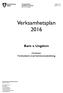 Verksamhetsplan Barn o Ungdom. Förskolor Förskolebarn med funktionsnedsättning. Kungsholmens stadsdelsförvaltning. Sida 1 (2)