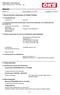 Version 1.1 Revisionsdatum Tryckdatum