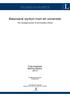 EXAMENSARBETE. Balanserat styrkort inom ett universitet. Från strategiprocessen till styrmodellens effekter. Frida Keskitalo Martina Nilsson 2013