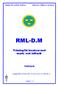 RML-D.M. mark- och luftmål. Särtryck. Bilaga RML-D.M till HKV :76141 nr Utgåva 1.0