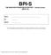 BPI-S THE BEHAVIOR PROBLEMS INVENTORY Svensk version (BPI-01-S)