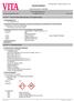 Säkerhetsdatablad. enligt förordning (EG) nr 1907/2006 VITA CERAMICS ETCH. Reviderad datum: Produktkod: 019-CLP Sida 1 av 9