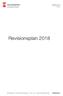 Revisionsplan helsingborg.se STADSREVISIONEN. REVISIONSPLAN 2018 Antagen SID 1(16)