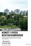 DELREDOVISNING KONST I VISSA BOSTADSOMRÅDEN