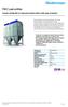 FMC patronfilter. Compact cartridge filter for solving dust problems within a wide range of industries