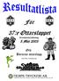 För. 37:e Ottarsloppet. Kristihimmelsfärdsdag 5 Maj Och Barnens ottarslopp. med Otto Vendelgroda
