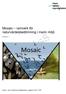 Mosaic ramverk för naturvärdesbedömning i marin miljö