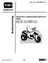Sand Pro traktorenhet 3040 och 5040