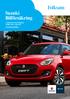 Suzuki Bilförsäkring. i samarbete med Folksam Gäller från 1 juli 2017 Försäkringsvillkor