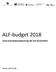 ALF-budget med verksamhetsplanering för ALF-kommittén. Version: c