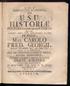 u s u HISTORI ; MAG. CAROLO FRED. GEORGII, PRiESIDE, POLITICO magk,quam ETHICOi Q_U A M, SAMUEL JUSLENIUS VESTER-GOTHUS. DISSERTATIO ACADEMICA; DE