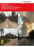 SLUTRAPPORT Kartläggning av skador på transportinfrastruktur med anledning av skogsbränderna sommaren 2018