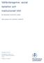Välfärdsregimer, social isolation och institutionell tillit